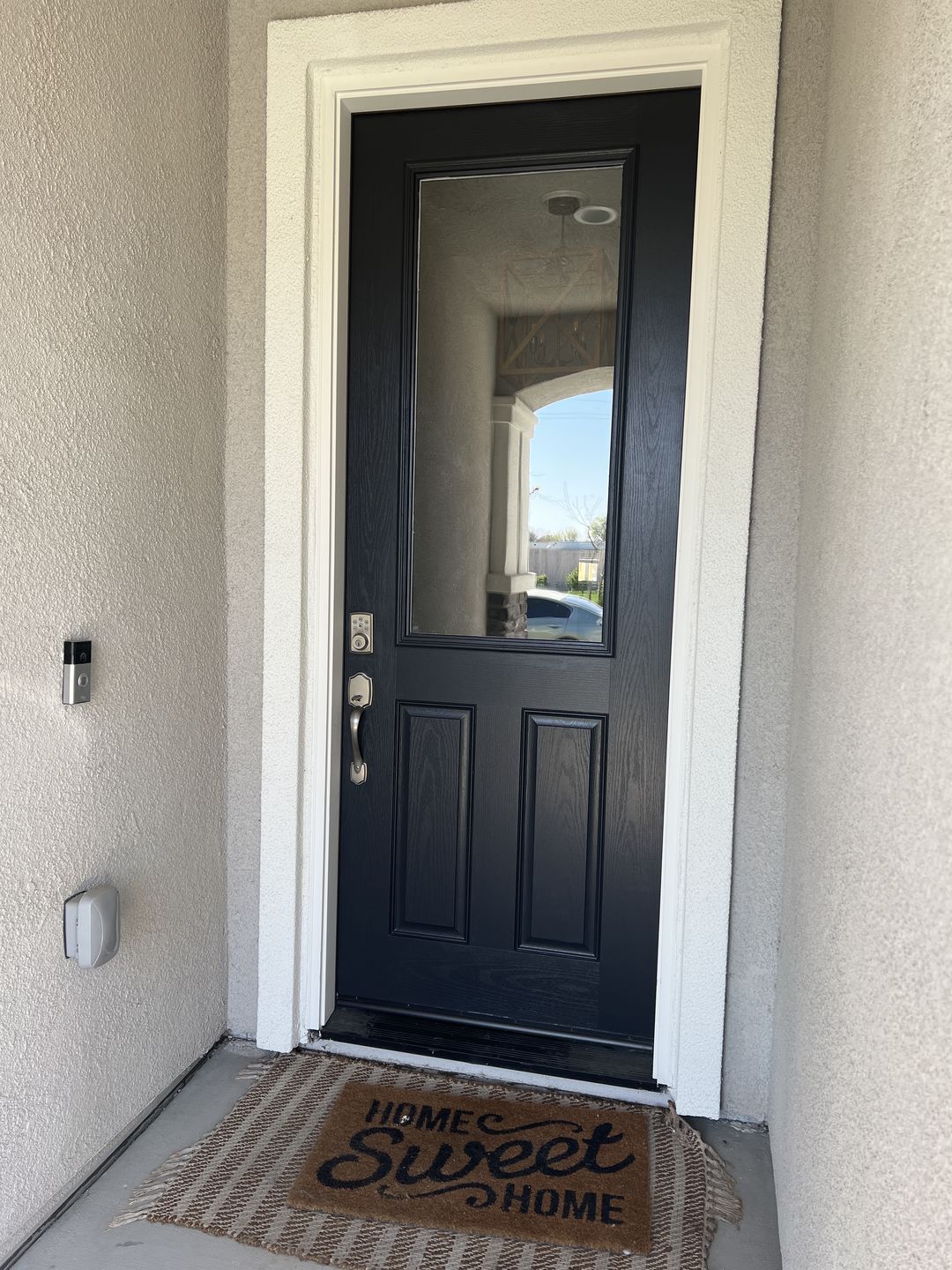 Customer photo review of Clear 1 Lite Glass and Frame Kit (3/4 Lite 22" x 48" Glass Size)