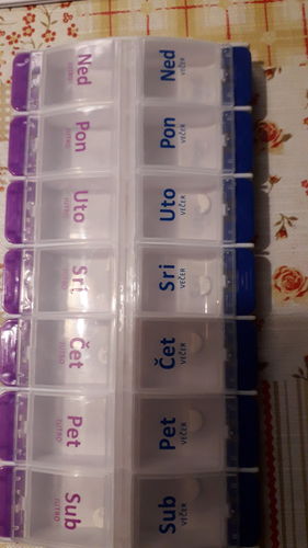 Customer photo review of Tjedni organizator lijekova (na hrvatskom jeziku)