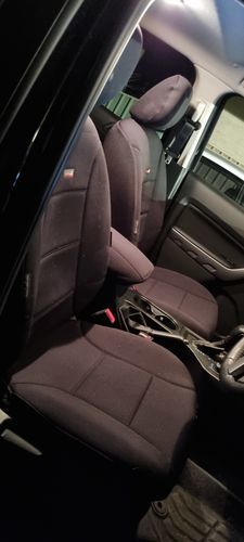 Customer photo review of Toyota Landcruiser 200 8-Seater - Sharkskin™ Neoprene Seat Covers