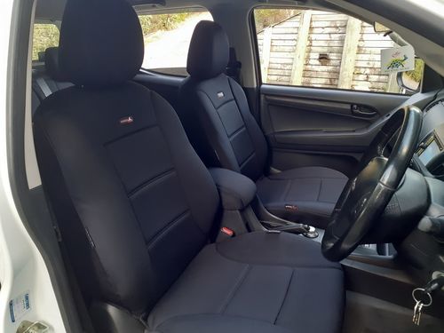 Customer photo review of Toyota Rav4 Hybrid series - Sharkskin™ Neoprene Seat Covers