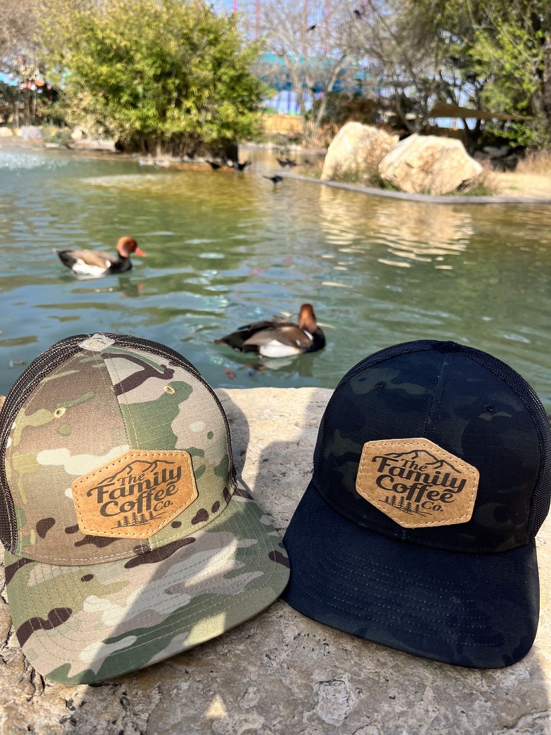 Customer photo review of 862 Richardson Leather Patch Hat