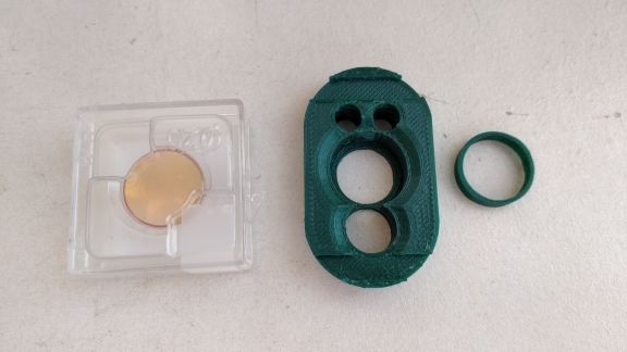 Customer photo review of Cloudray CO2 Laser China PVD ZnSe Focus Lens