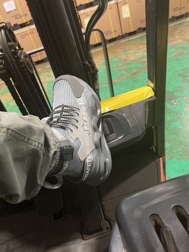 Customer photo review of Maven Lightweight Comfortable Steel Toe Work Boots