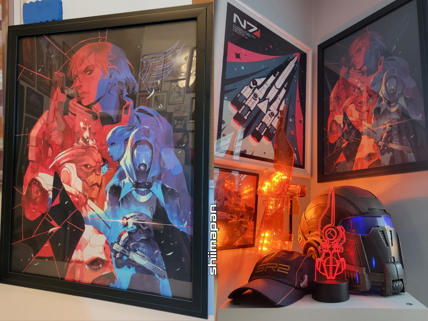 Customer photo review of Mass Effect - Limited Edition Shepard Legendary Art Print UNSIGNED