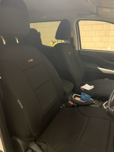 Customer photo review of Toyota Landcruiser 200 8-Seater - Sharkskin™ Neoprene Seat Covers