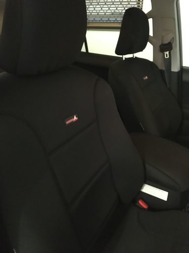 Customer photo review of Toyota Rav4 Hybrid series - Sharkskin™ Neoprene Seat Covers