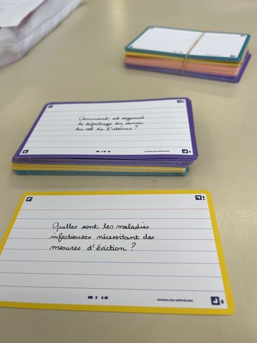 Avis photo d'un client sur Flashcards FLASH 2.0 OXFORD # 80 cartes 7,5 x 12,5 cm - ligné
