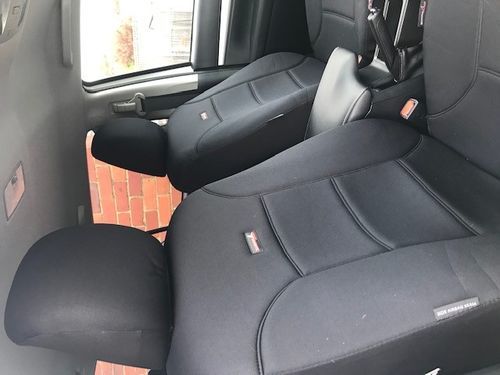Customer photo review of Toyota Rav4 Hybrid series - Sharkskin™ Neoprene Seat Covers