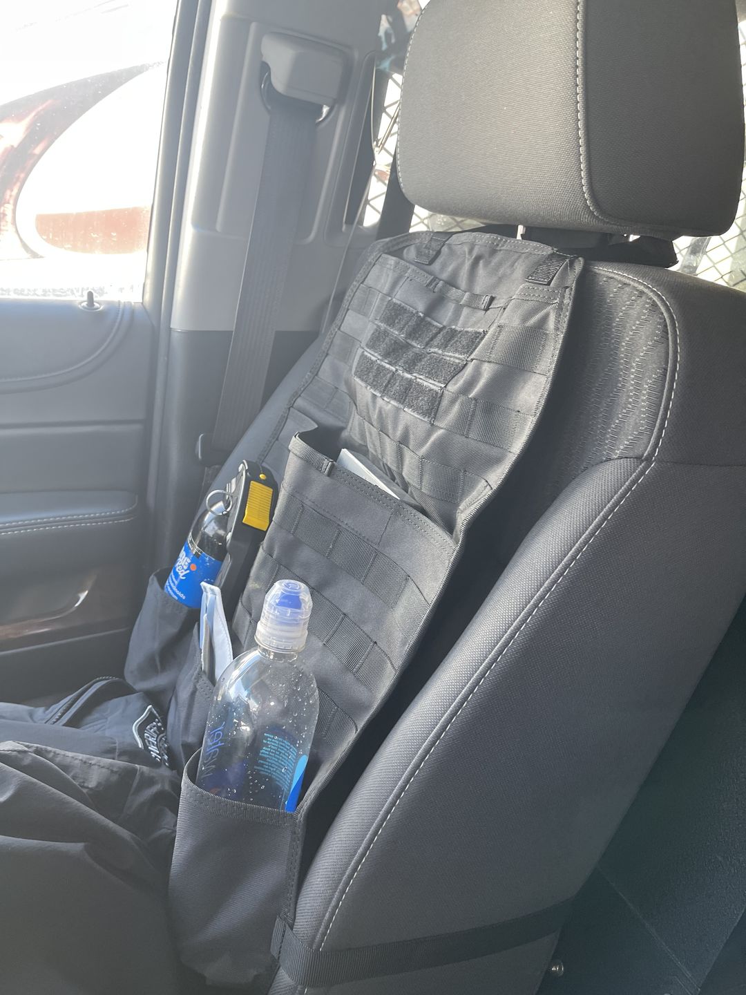 Customer photo review of Tactical MOLLE Seat Organizer v2