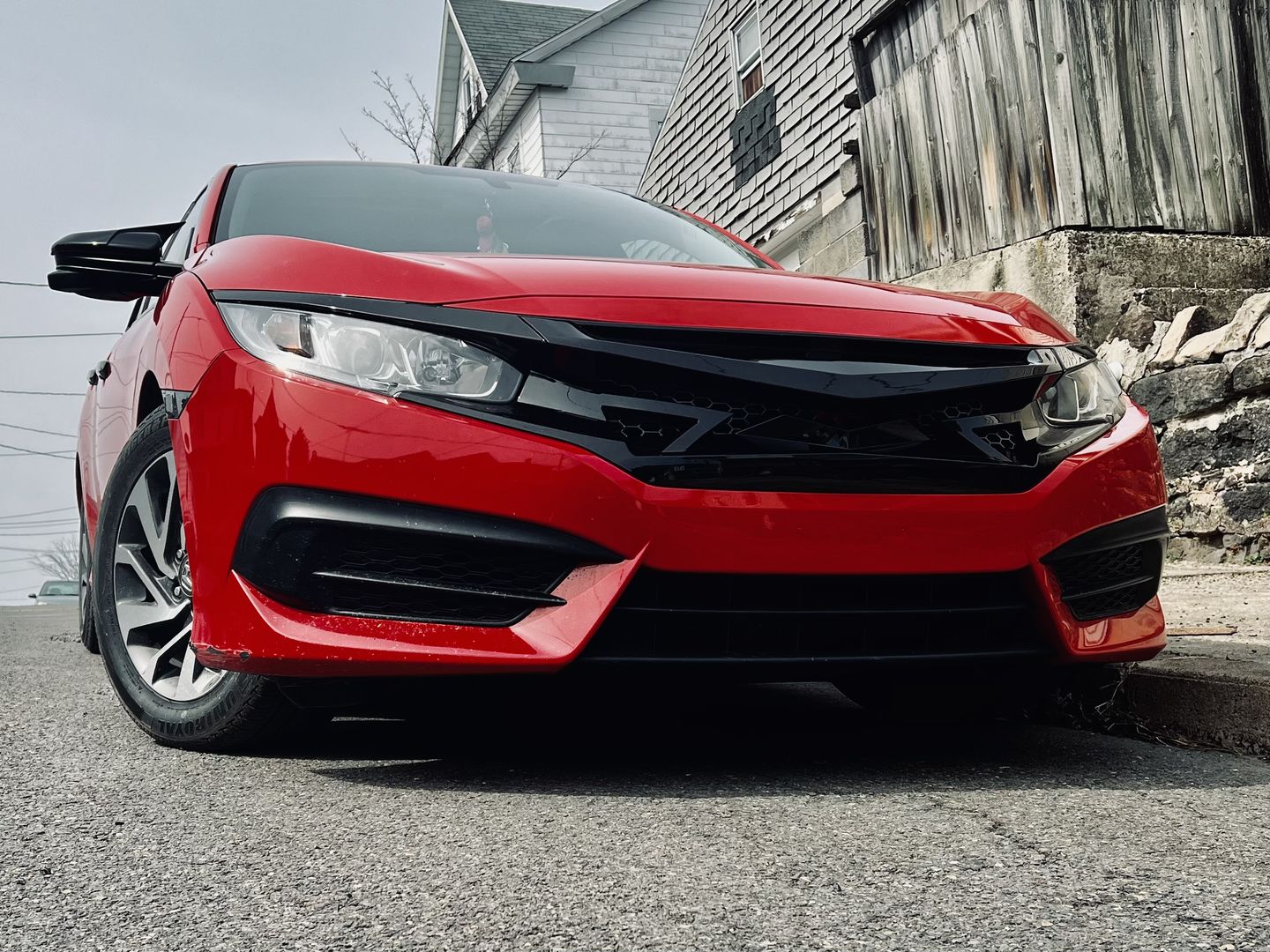 Customer photo review of Demon Grille for 16-18 Honda Civic Sedan/Hatchback