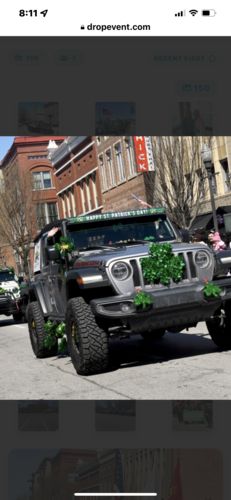 Customer photo review of St Patricks Day Inserts Light Bar Insert