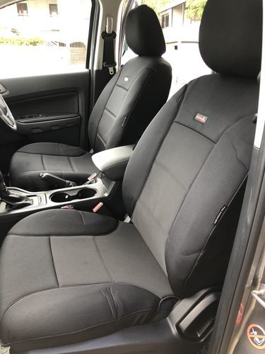 Customer photo review of Toyota Rav4 Hybrid series - Sharkskin™ Neoprene Seat Covers