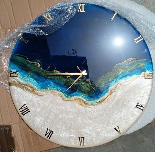 Customer photo review of Ticking Thunder Clock Large 27 Inches (Royal Blue)