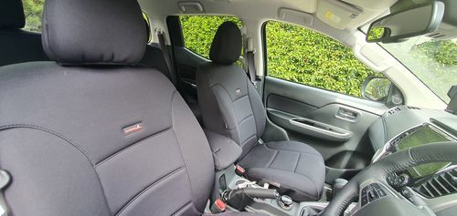 Customer photo review of Toyota Rav4 Hybrid series - Sharkskin™ Neoprene Seat Covers