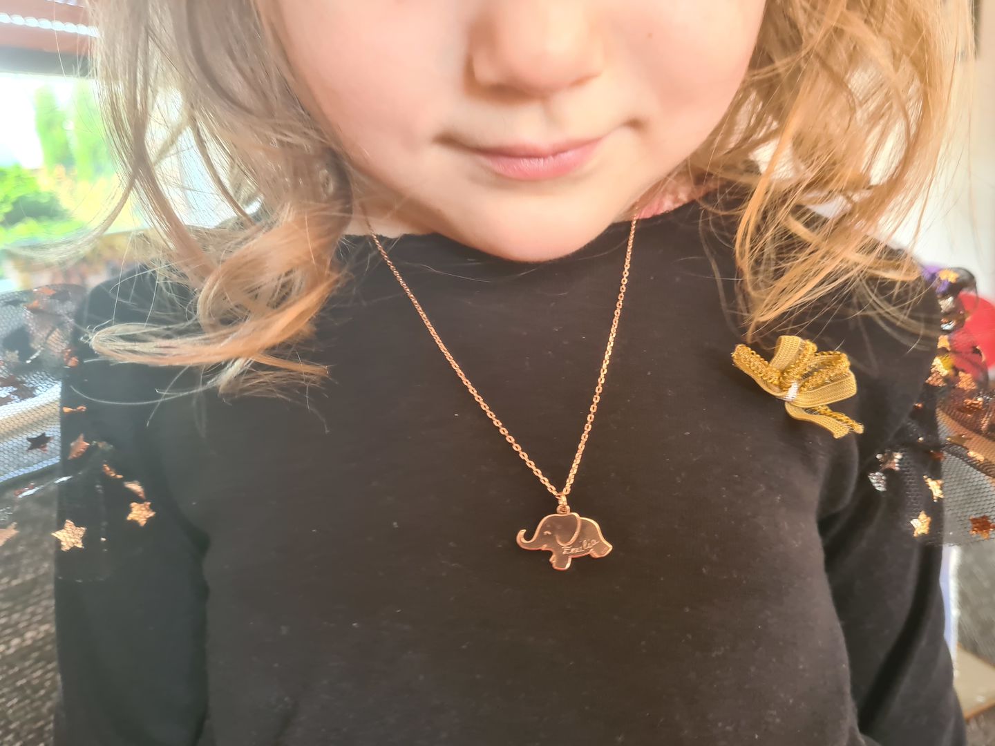 Customer photo review of Babyhalskette "Elefant"
