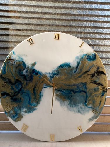 Customer photo review of Ticking Thunder Clock Large 27 Inches (Blue)
