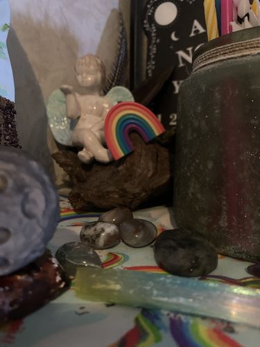 Customer photo review of Persian Agate Tumbled Stone