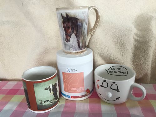 Customer photo review of Nova Pharma - Collagène Marin + Acide Hyaluronique 390g