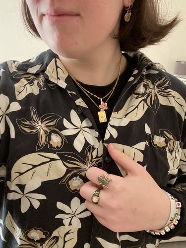 Customer photo review of Nugget Necklace