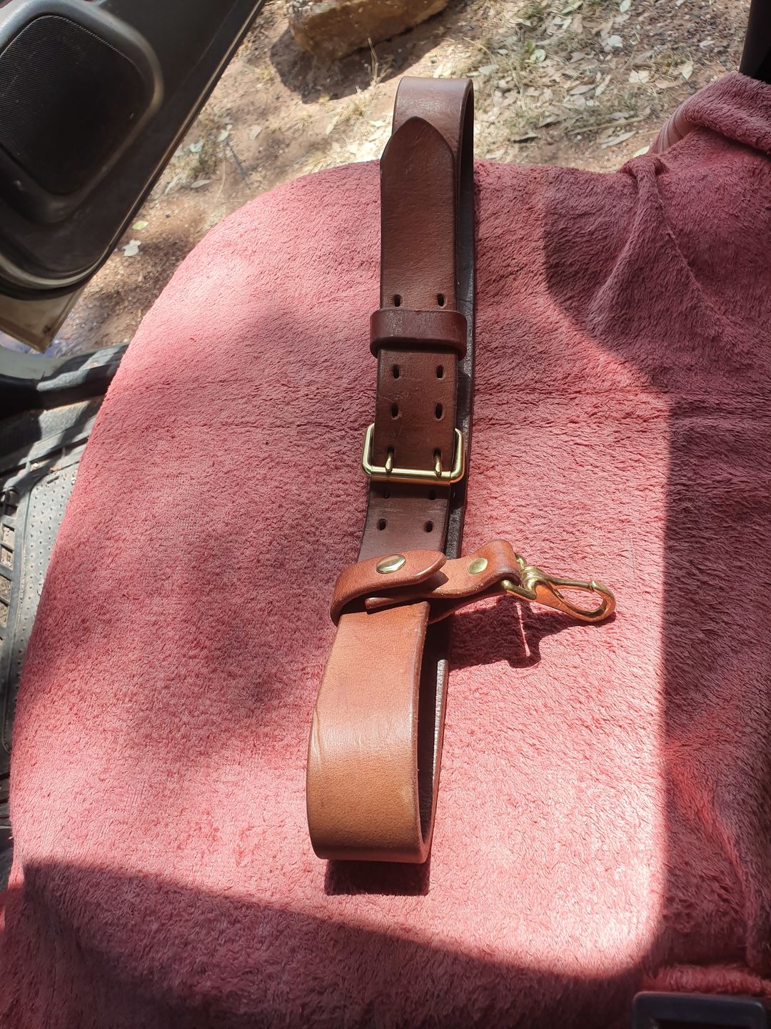 Customer photo review of Belt hanger