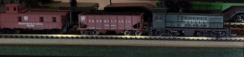 Customer photo review of PRR #705934 (Tuscan red) - USRA 55 Ton 2-Bay Hopper - N Scale