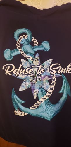 Customer photo review of Refuse to Sink - Navy