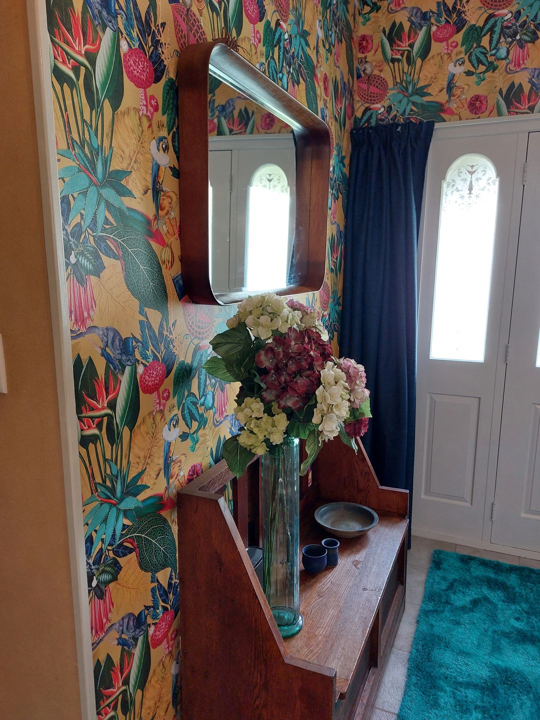 Customer photo review of Reverie - Funky Jungle Wallpaper - Gold