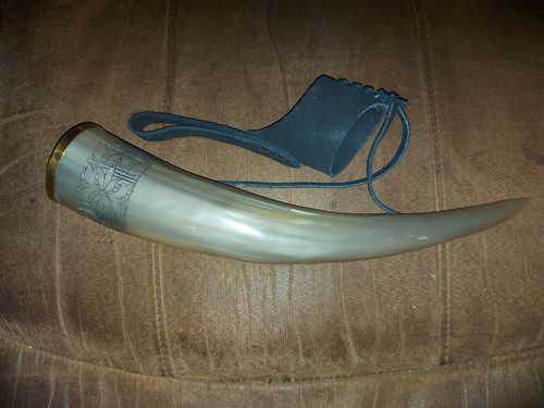 Customer photo review of Freya's Drinking Horn - Seconds