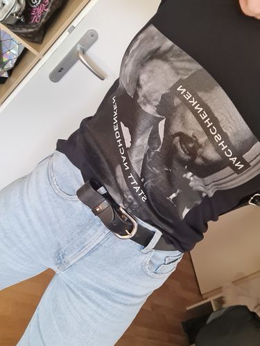 Customer photo review of NACHSCHENKEN   - Damen Premiumshirt