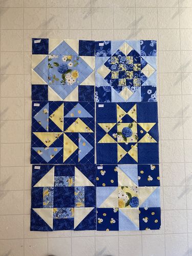 Customer photo review of True Fabrics - Sunshine Blooms - Precut Fabric