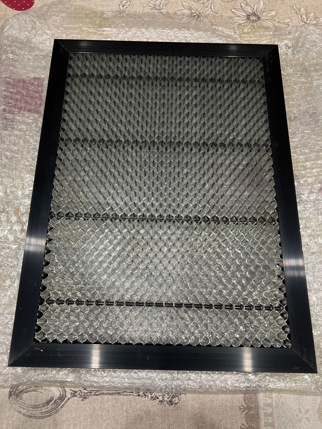 Customer photo review of Cloudray Honeycomb Work Table For Laser Engraver