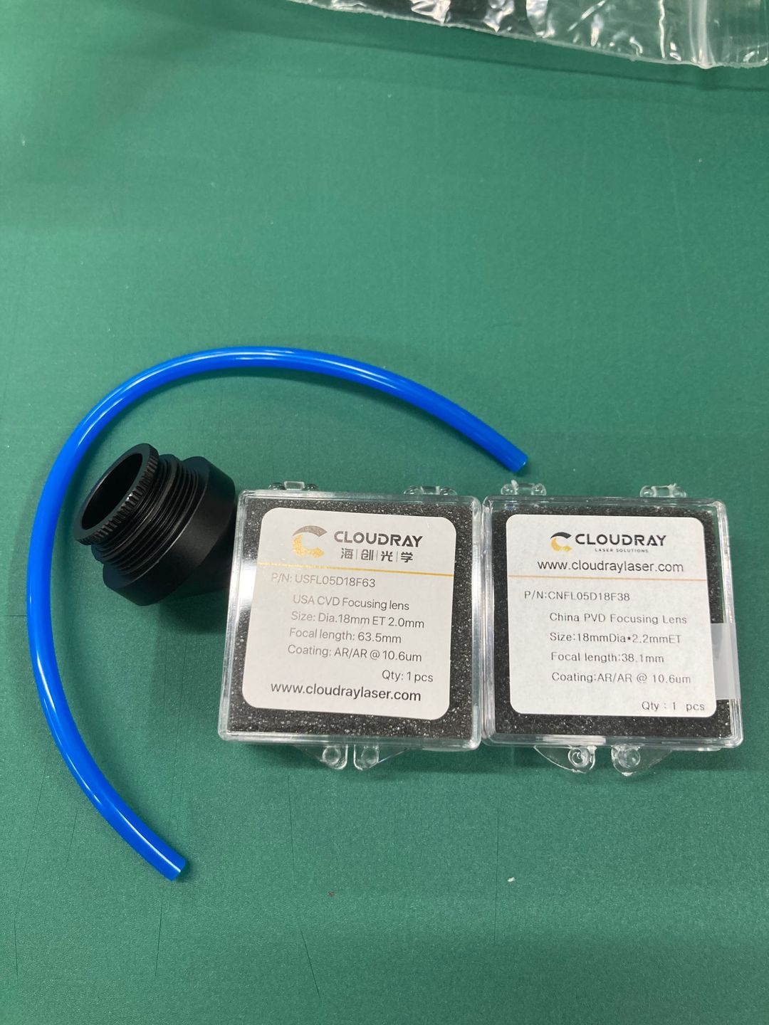 Customer photo review of Cloudray N04 Universal Compond Engraving Nozzles