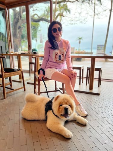 Customer photo review of Full-Body Pet Custom Sweater