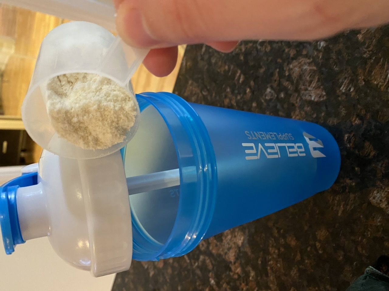 Customer photo review of Unflavored Isolate