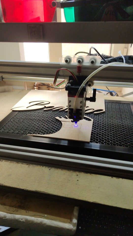 Customer photo review of Cloudray Honeycomb Work Table For Laser Engraver