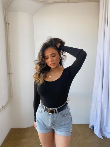 Customer photo review of MiyaMoon™ Baby-Skin Multi-Wear Body Top