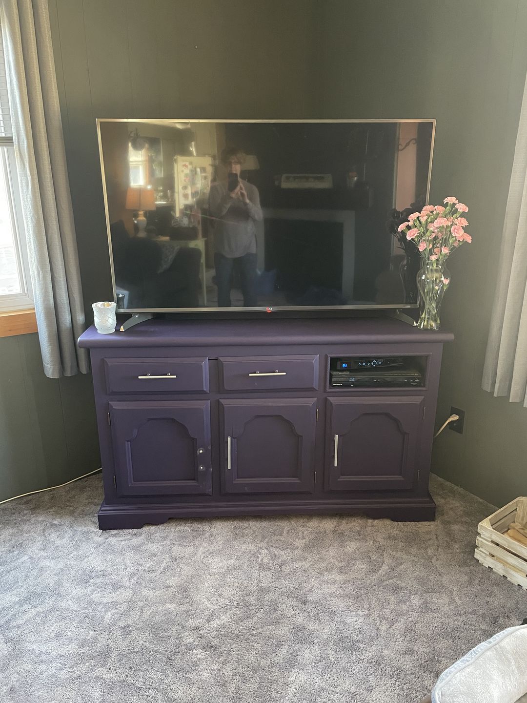 Customer photo review of Aubergine - One Step Paint
