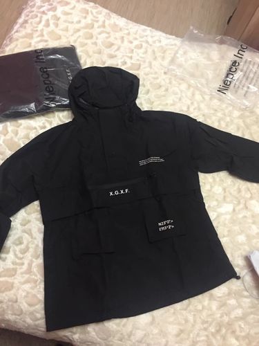 Customer photo review of Dark Techwear Windbreaker