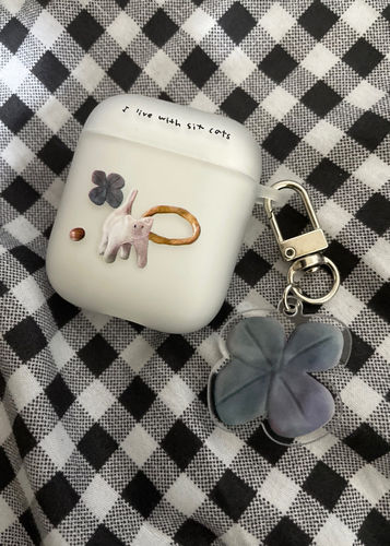 Customer photo review of Naughty Cat AirPods Case