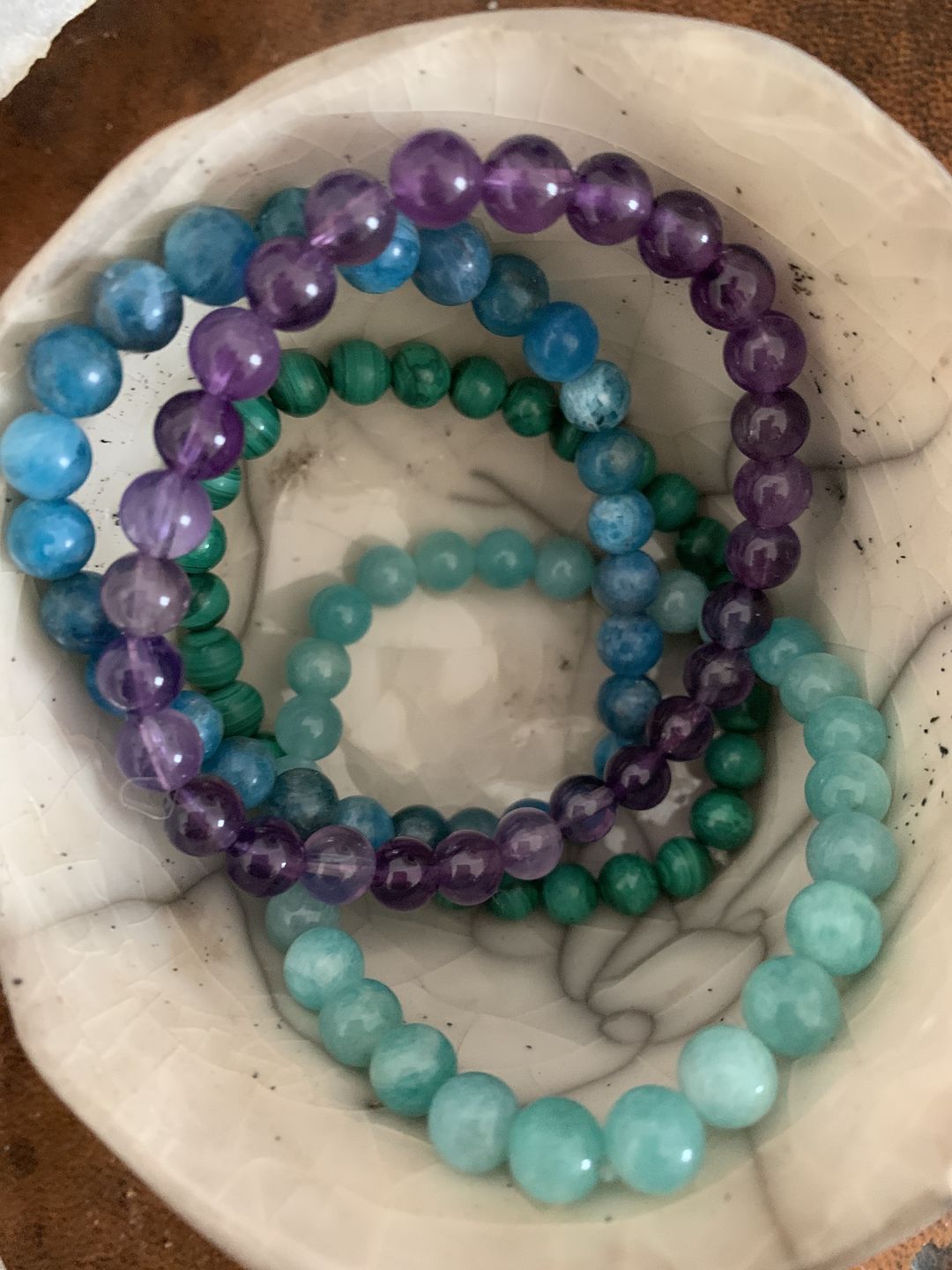 Customer photo review of Bracelet en améthyste 6mm