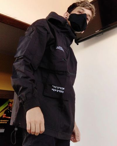 Customer photo review of Dark Techwear Windbreaker