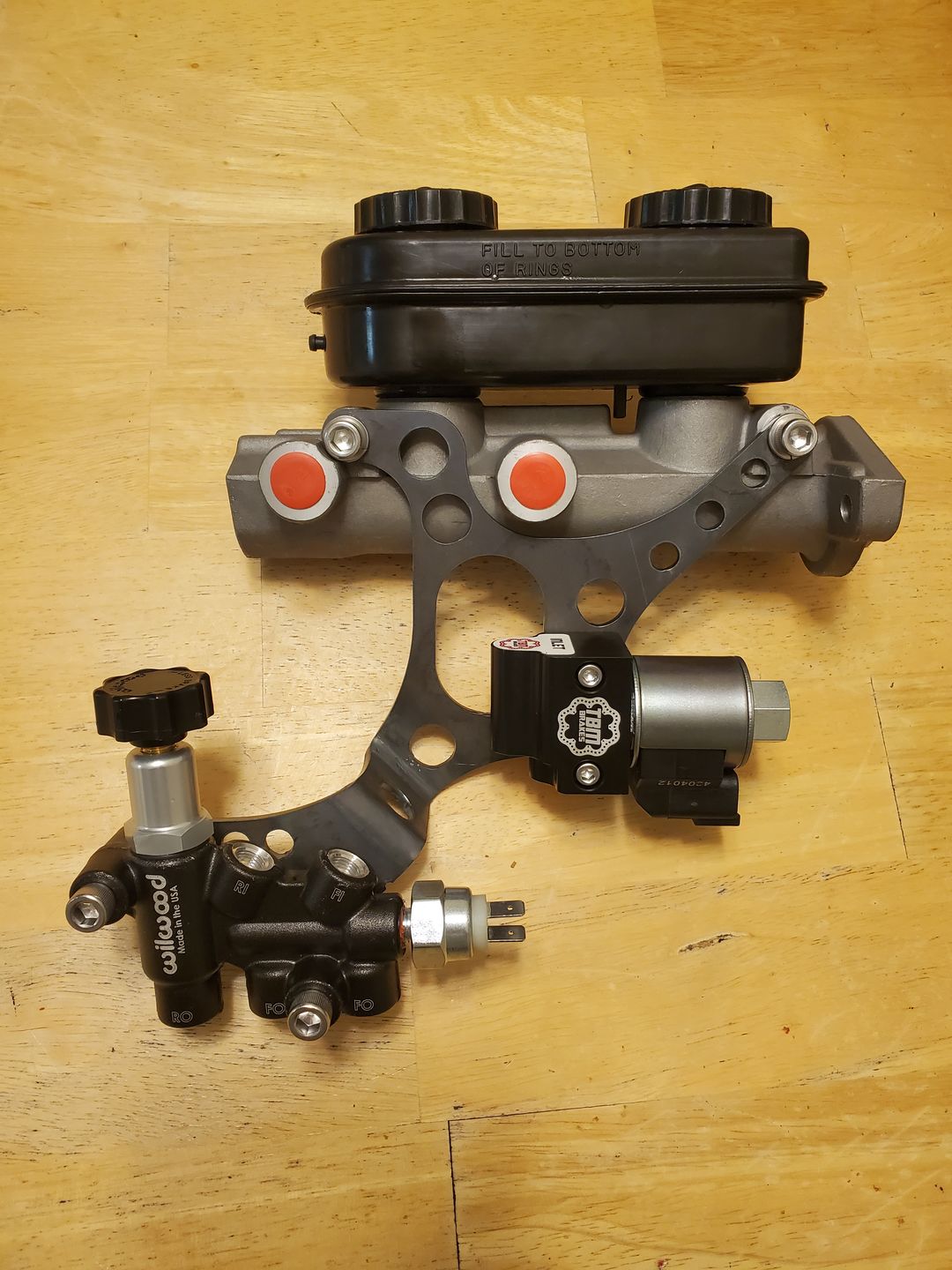 Customer photo review of Motion Raceworks 1994-04 S10 / Sonoma Blazer / Jimmy Billet Aluminum Master Cylinder Conversion Kit 20-10005-2