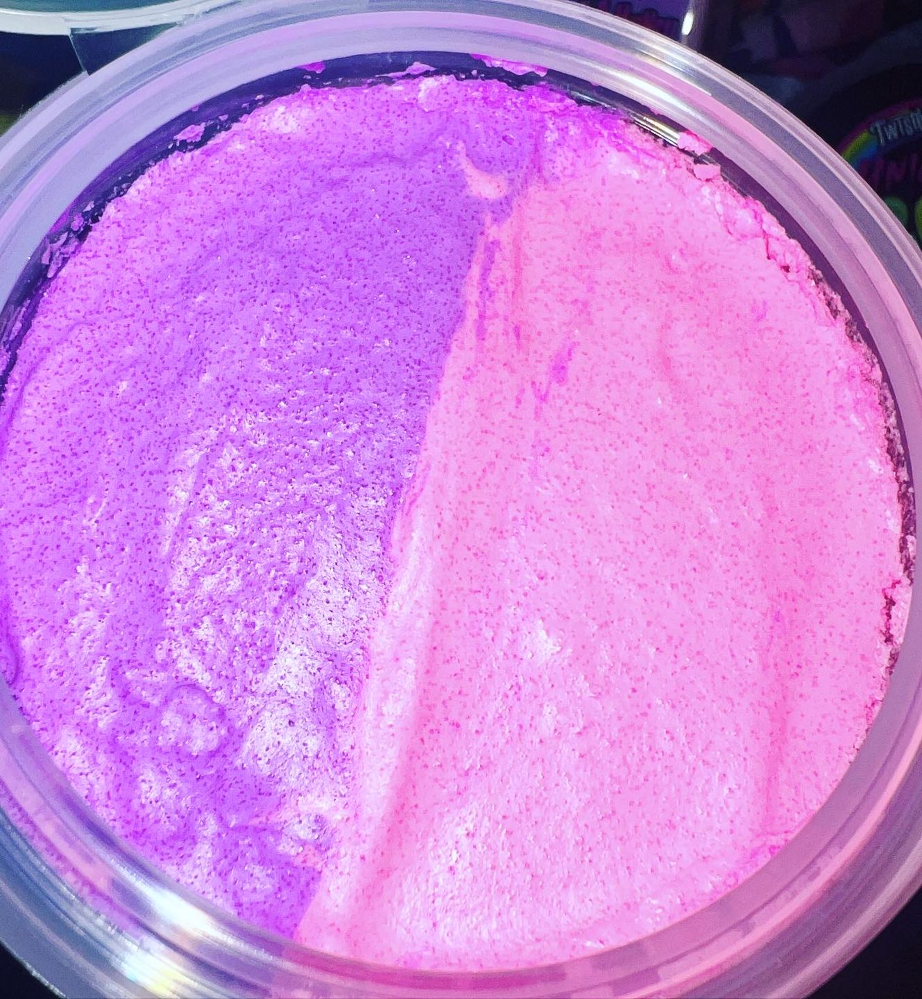 Customer photo review of Bubble Grape Gremlin Split Scrub