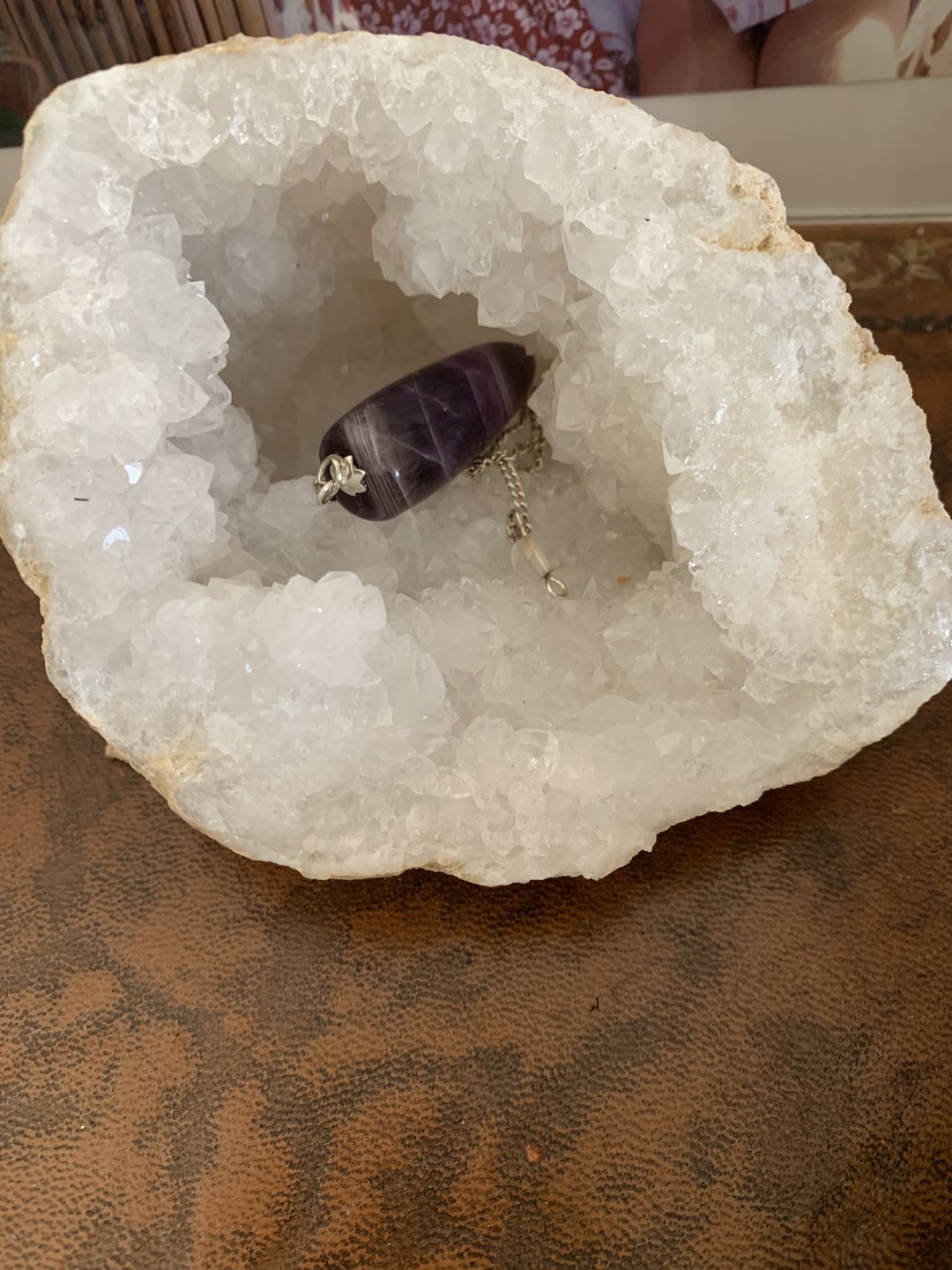 Customer photo review of Géode de quartz