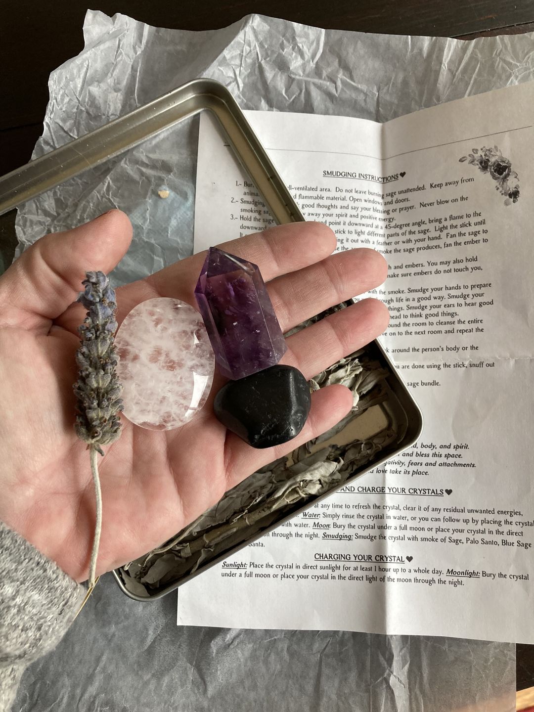 Customer photo review of Unwind, Cleanse and Recharge Ceremony Set