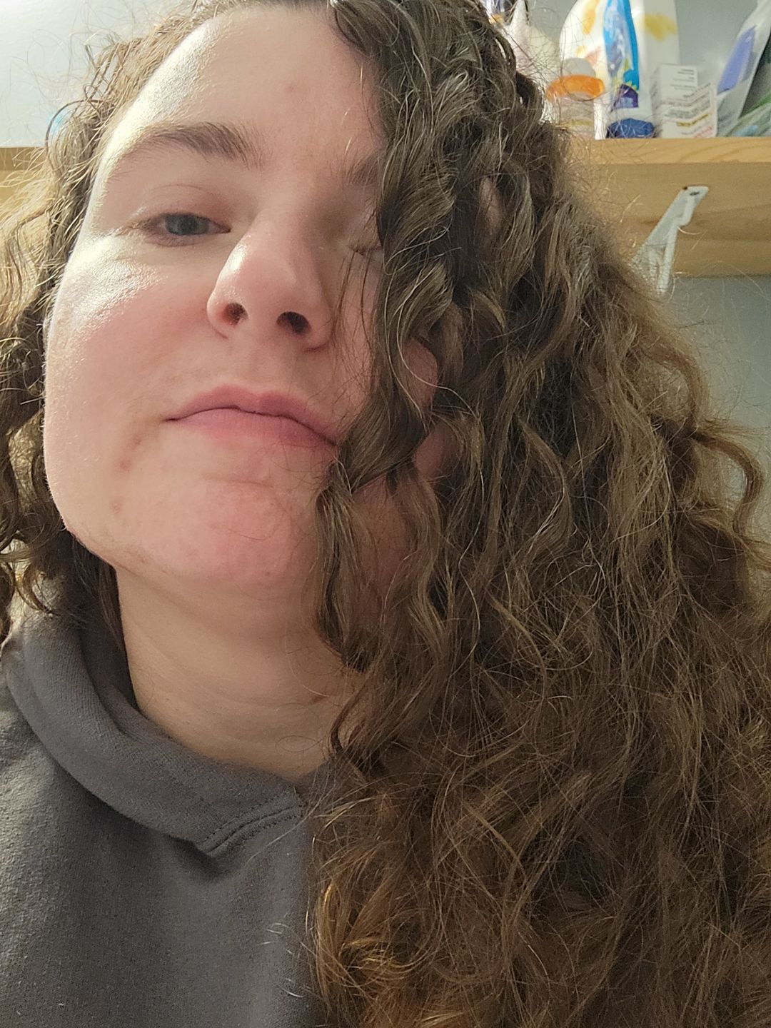 Customer photo review of STRENGTHEN Protein + Moisture Balancing Deep Conditioner