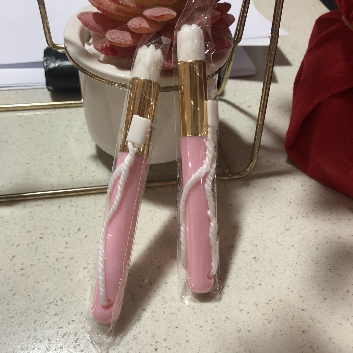 Customer photo review of Eyelash Extensions Cleaning Brush