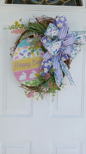 Customer photo review of Easter Chick Grapevine - Wreath Kit - WK-064