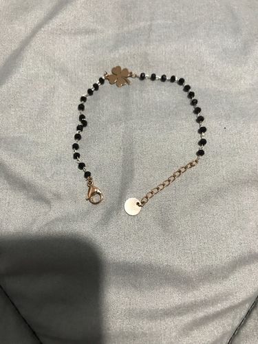 Customer photo review of Glück Armband vierblättrige Kleeblätter in Onyx