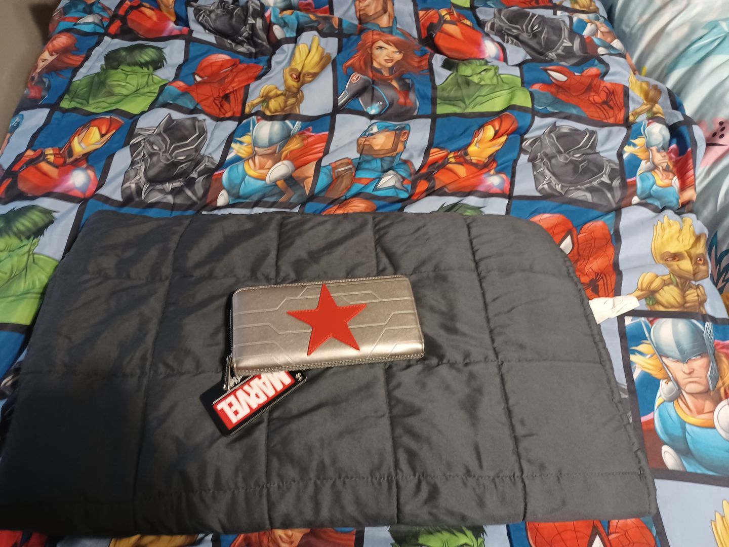 Customer photo review of Marvel Winter Soldier Cosplay Zip-Around Wallet